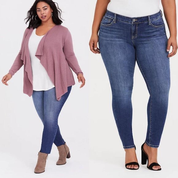 torrid Denim - Torrid Classic Skinny Jean Medium Wash Mid Rise